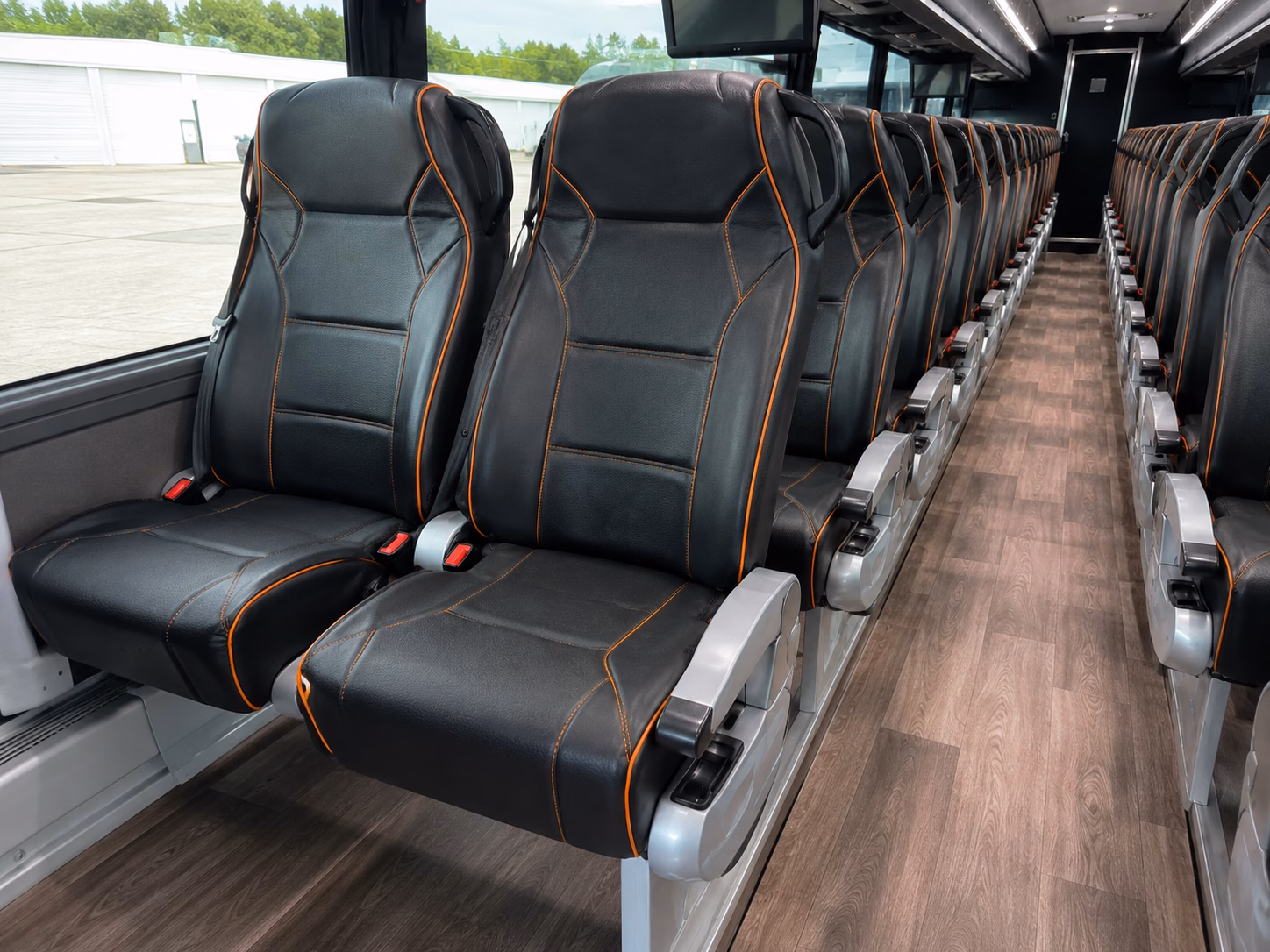 greenacres charter bus rental inside