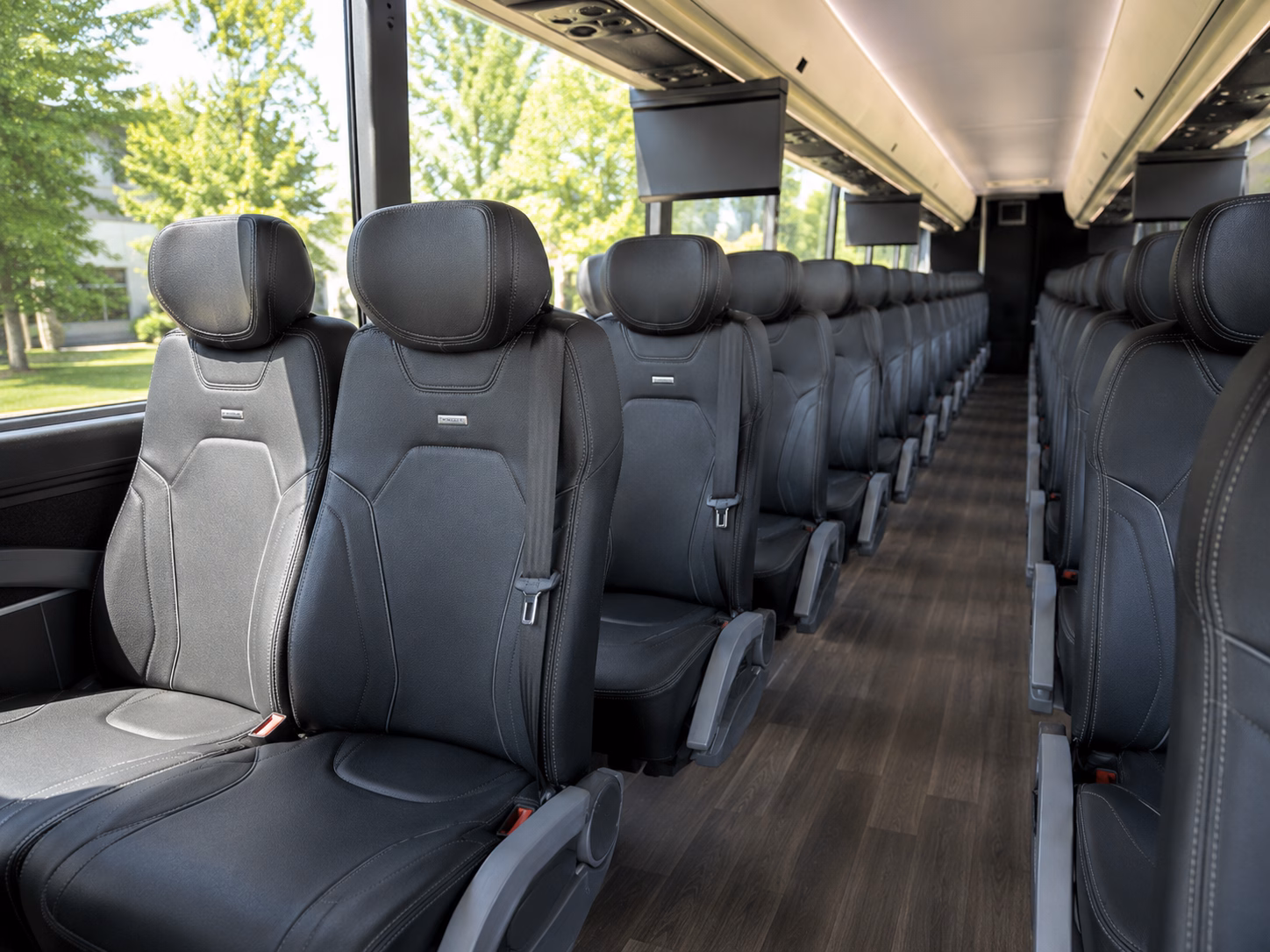 with a bus government personnel moves along i 95 and the turnpike are simple